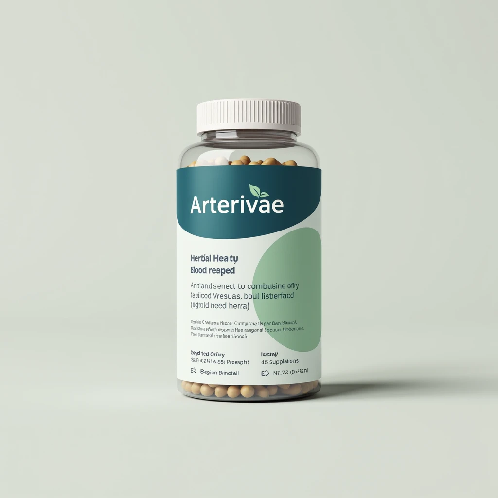 Arterivae herbal supplement bottle front view