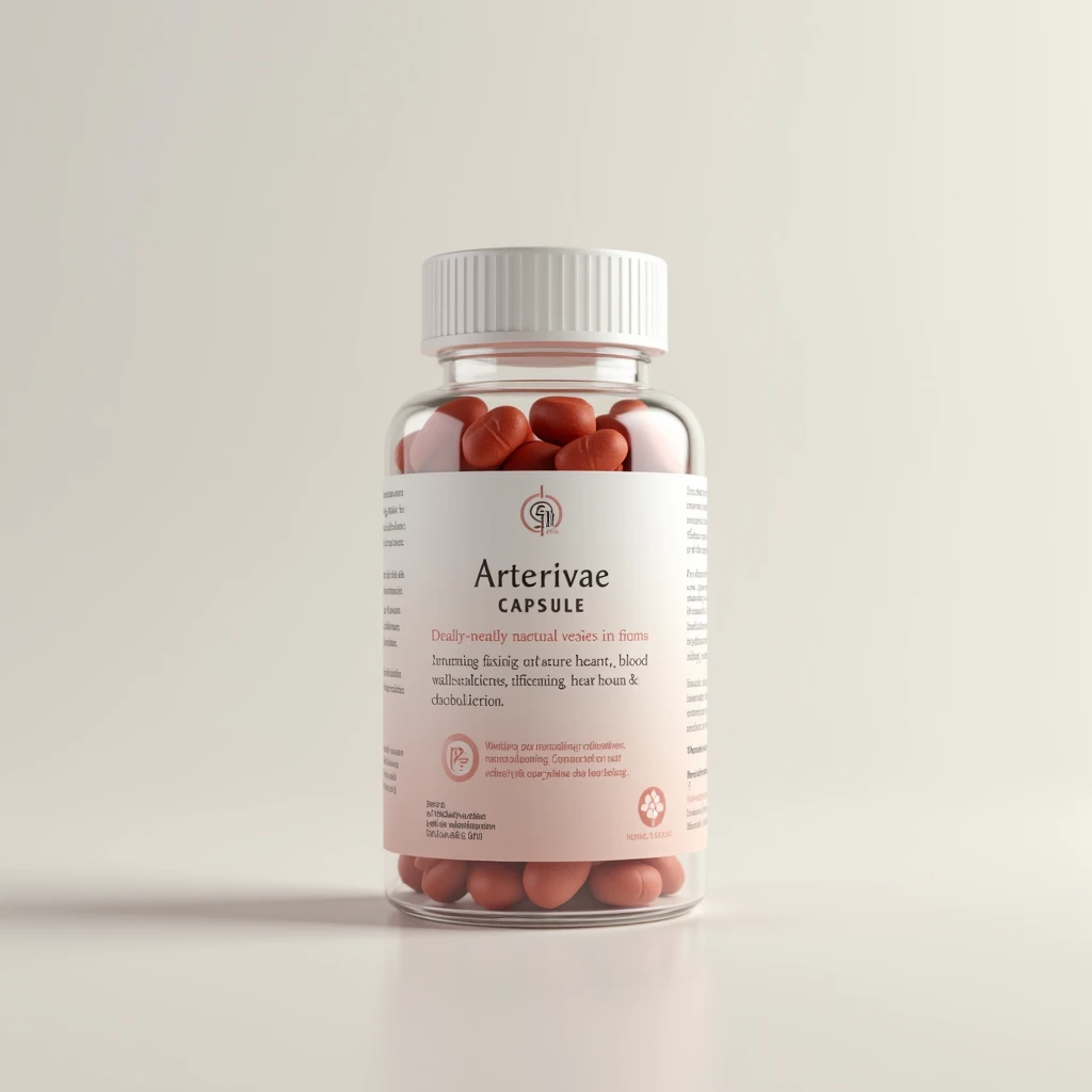 Arterivae capsule bottle detail